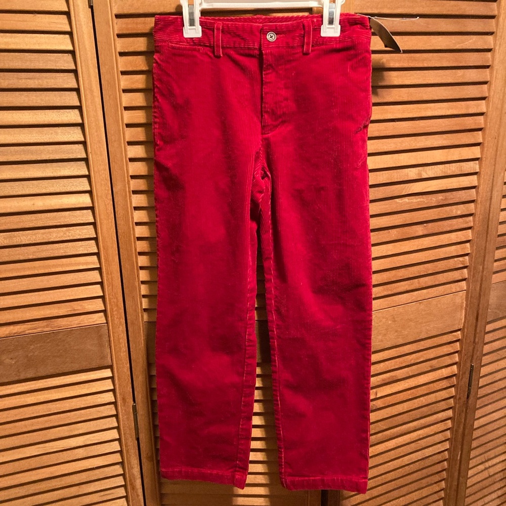 Polo Ralph Lauren Red Corduroy Pants
